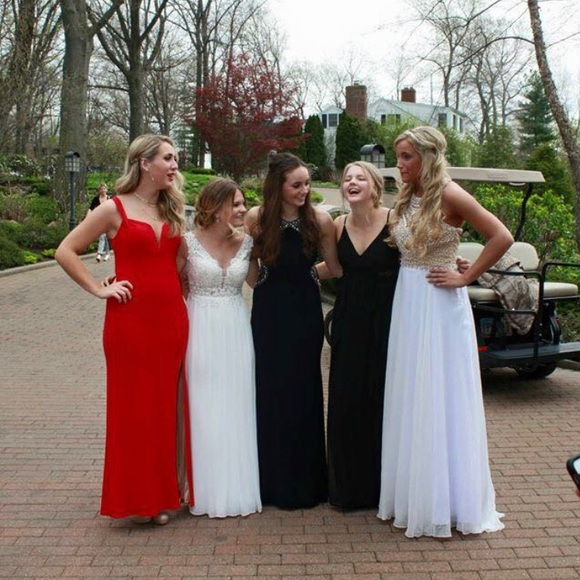 Sherri Hill white prom dress - Picture 6 of 6